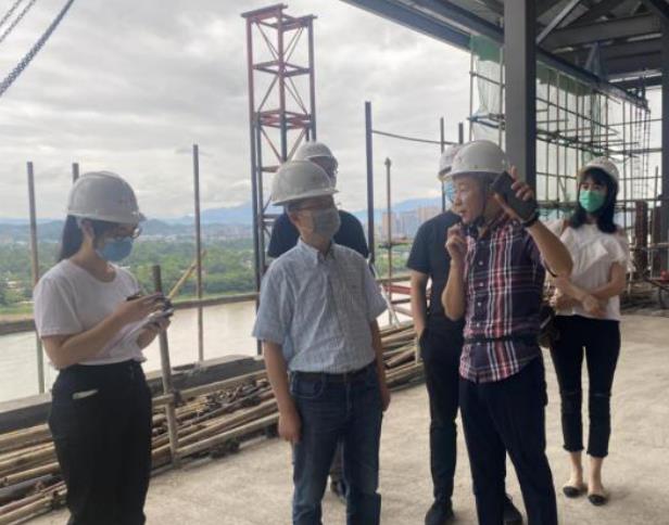 旅投集團領導赴錦江嘉州賓館視察施工 改造項目