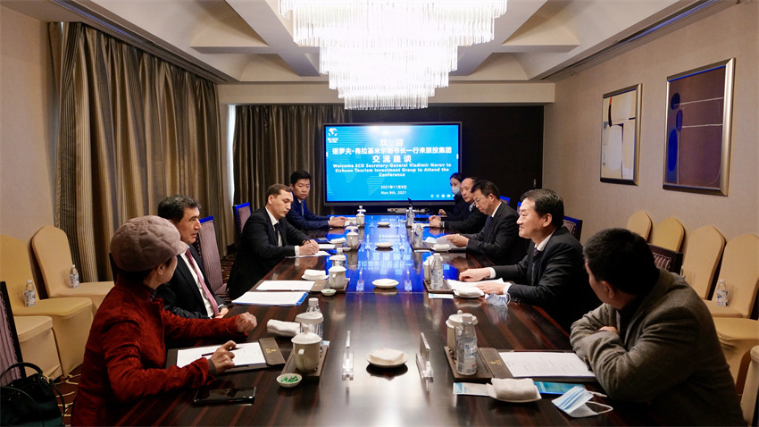 旅投集團(tuán)黨委書記、董事長(zhǎng)任丁會(huì)見上合組織秘書長(zhǎng)諾羅夫一行