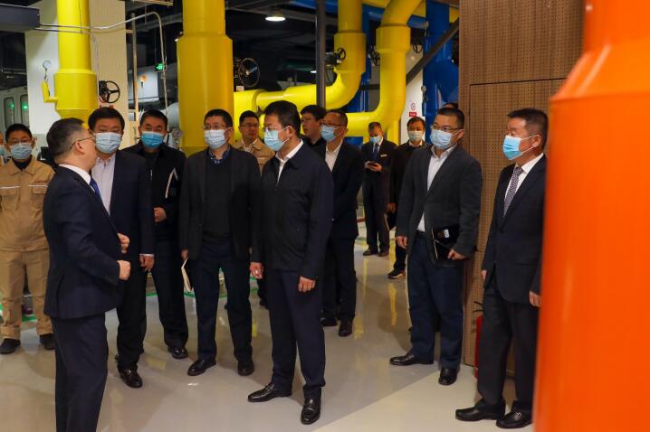 旅投集團領導到錦江賓館智慧高效能源中心視察指導工作